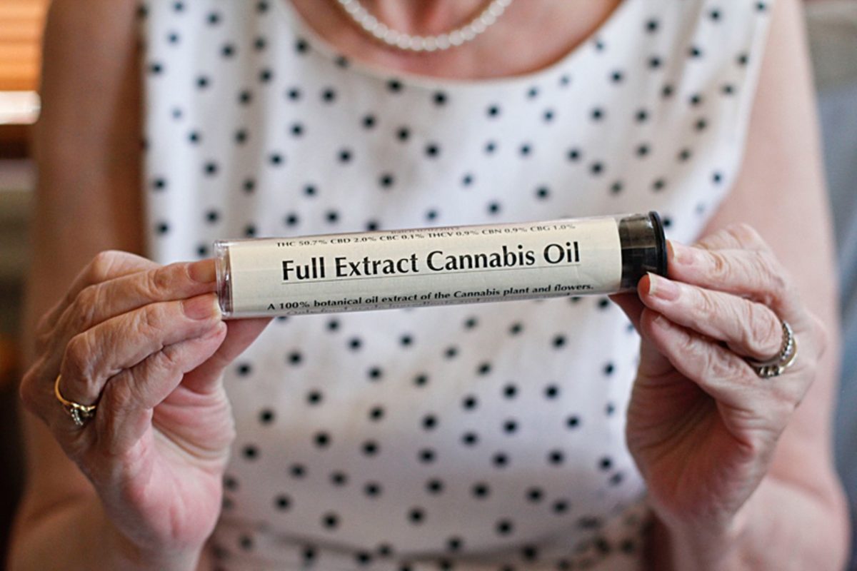 ANNA LATINO – Michelle Aldrich says her life was saved by cannabis oil, which she credits for her swift recovery from lung cancer. “I always knew it was medicine,” the lifelong marijuana advocate says, “and now I’ve proved it. I’m living proof.”